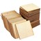 60 Pieces 2x2 Wood Squares for DIY Crafts, Unfinished Wooden Cutout Tiles for Painting